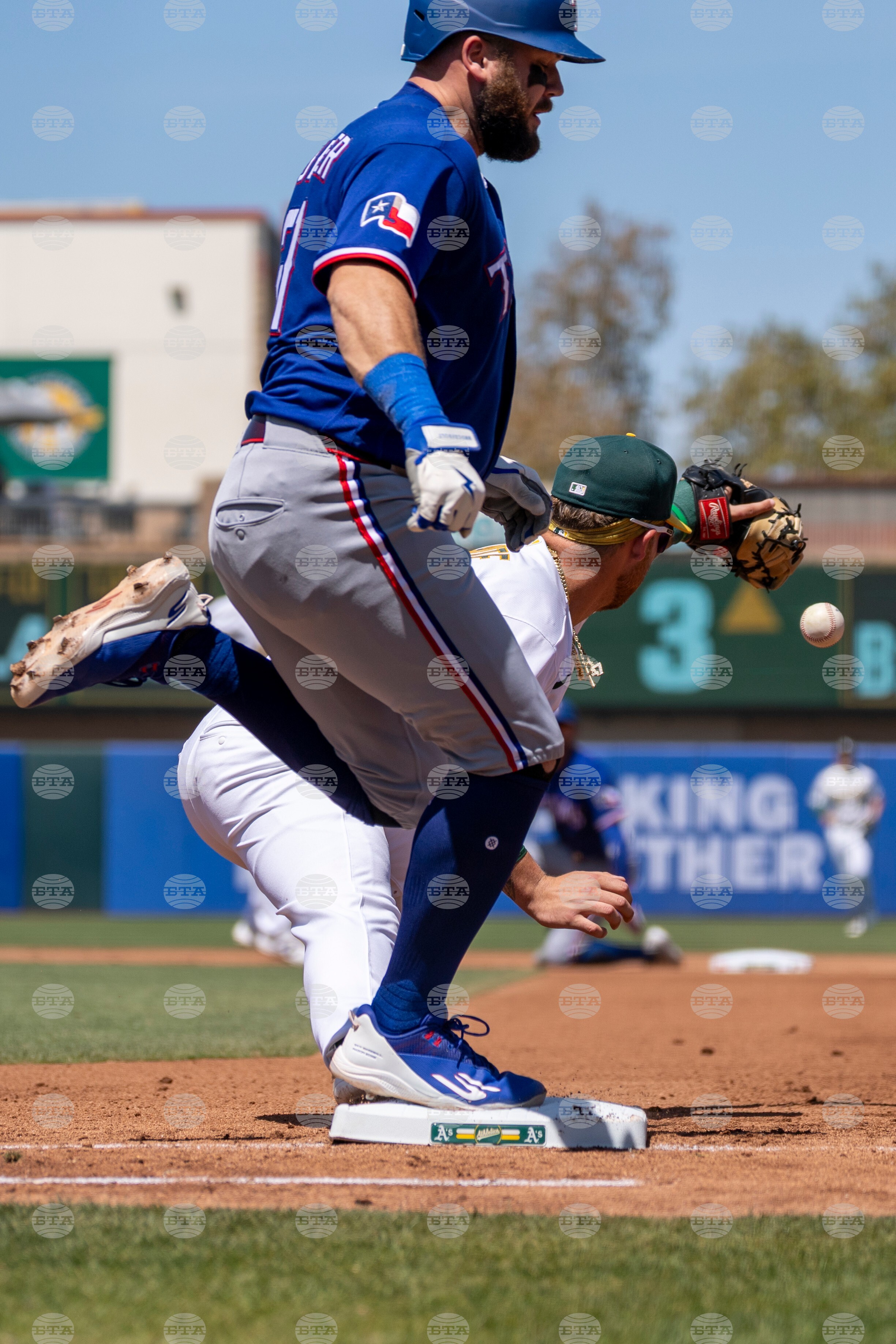 Rangers Athletics Baseball