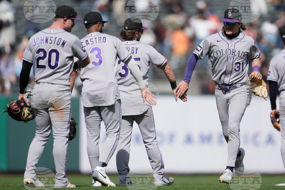 Rockies Giants Baseball