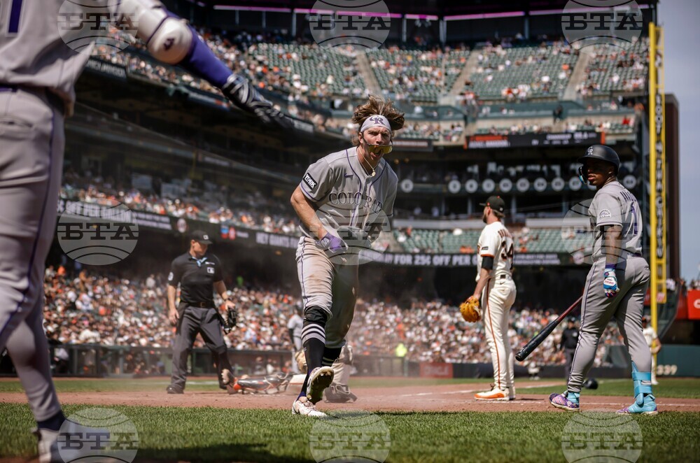 Rockies Giants Baseball