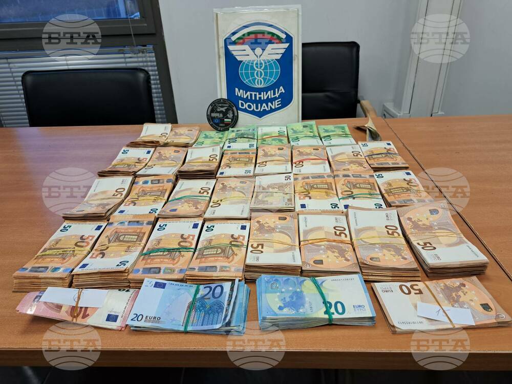 Недекларирана валута за над 1,4 млн. лева откриха митничари на "Капитан Андреево"