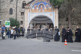 Рилски манастир - Чудотворна Хавайска мироточива Иверска икона на Пресвета Богородица - посрещане