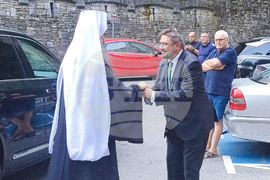 Рилски манастир - Чудотворна Хавайска мироточива Иверска икона на Пресвета Богородица - посрещане