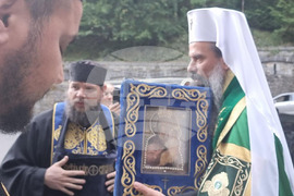 Рилски манастир - Чудотворна Хавайска мироточива Иверска икона на Пресвета Богородица - посрещане