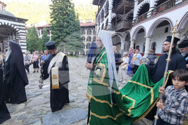 Рилски манастир - Чудотворна Хавайска мироточива Иверска икона на Пресвета Богородица - посрещане