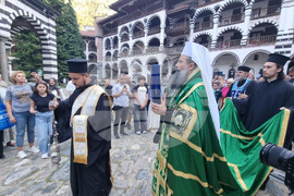 Рилски манастир - Чудотворна Хавайска мироточива Иверска икона на Пресвета Богородица - посрещане