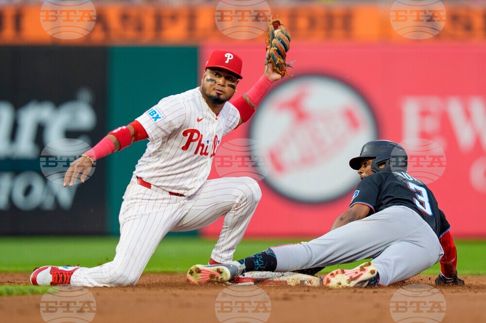 Marlins Phillies Baseball