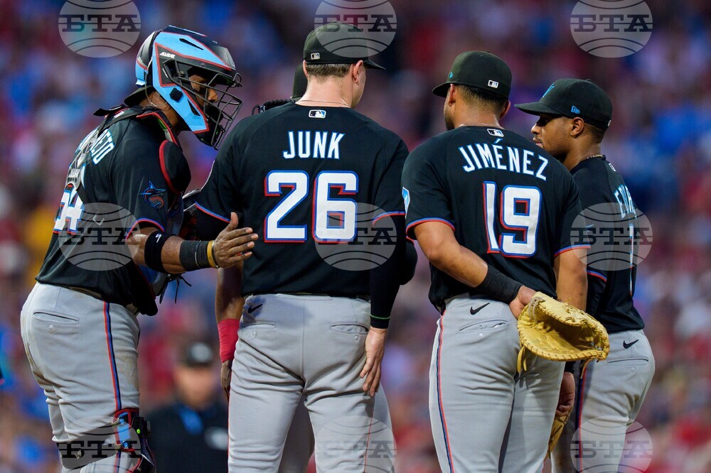 Marlins Phillies Baseball
