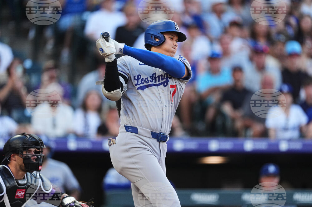 Dodgers Rockies Baseball