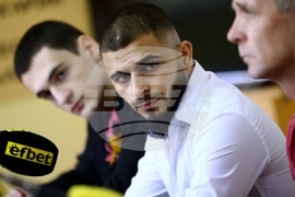 БФ Вдигане на тежести - пресконференция - Ангел Русев