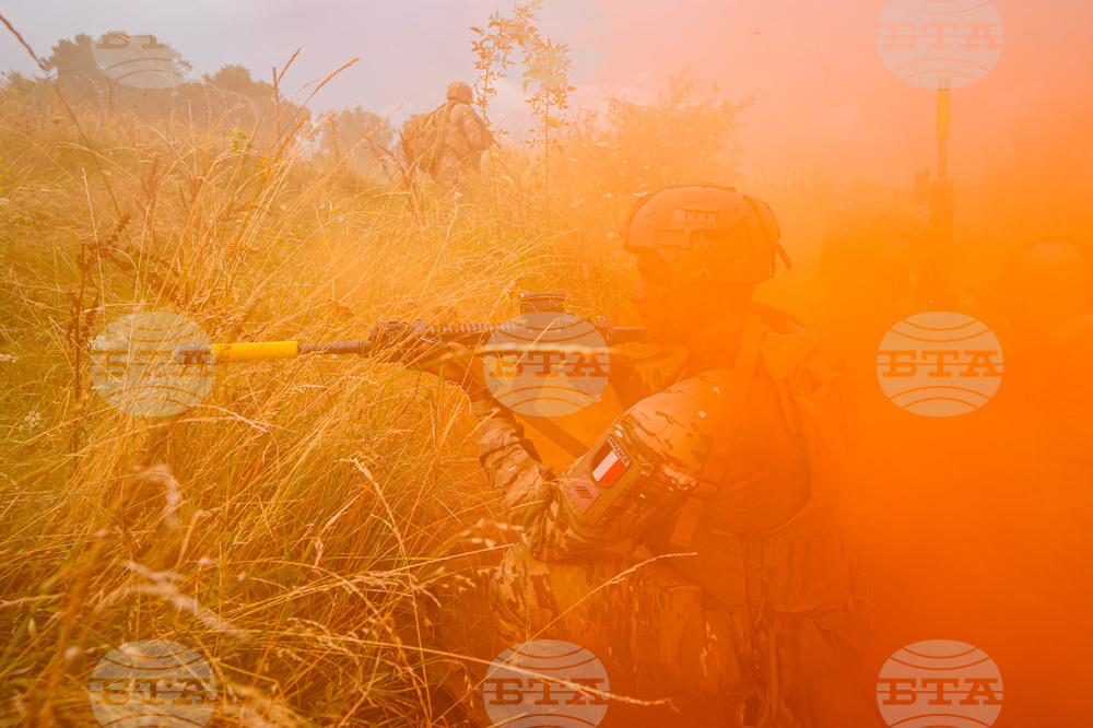APTOPIX Romania NATO Exercise
