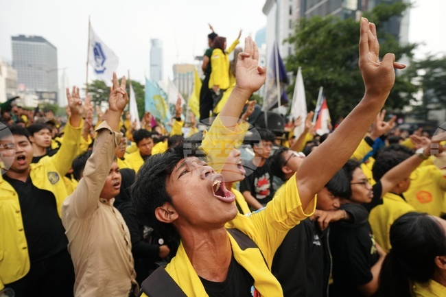 APTOPIX Indonesia Protest