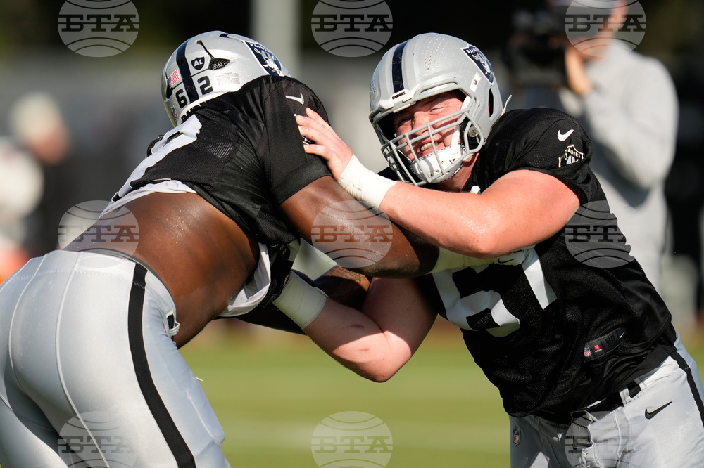 Raiders Texans Camp Football