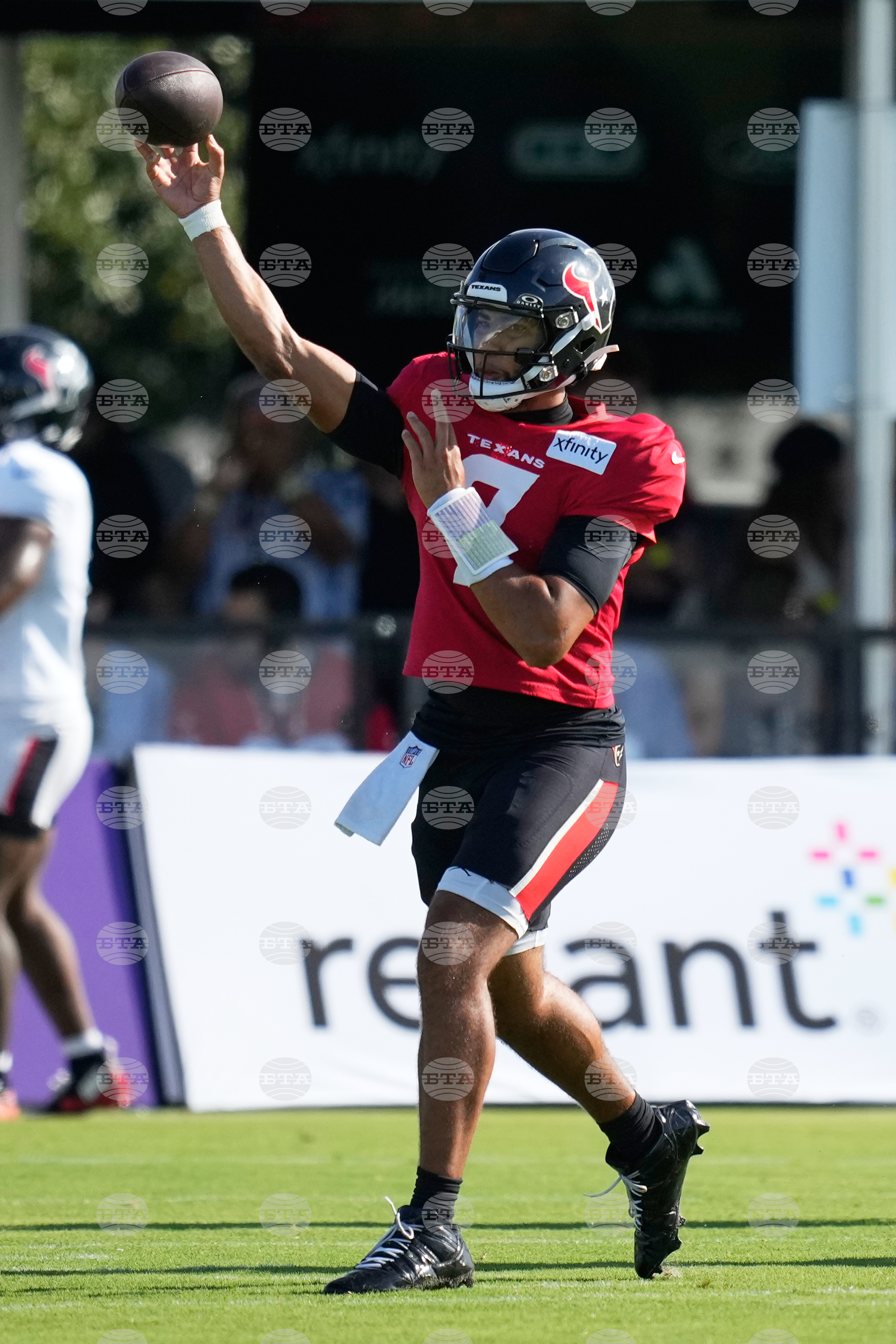 Raiders Texans Camp Football