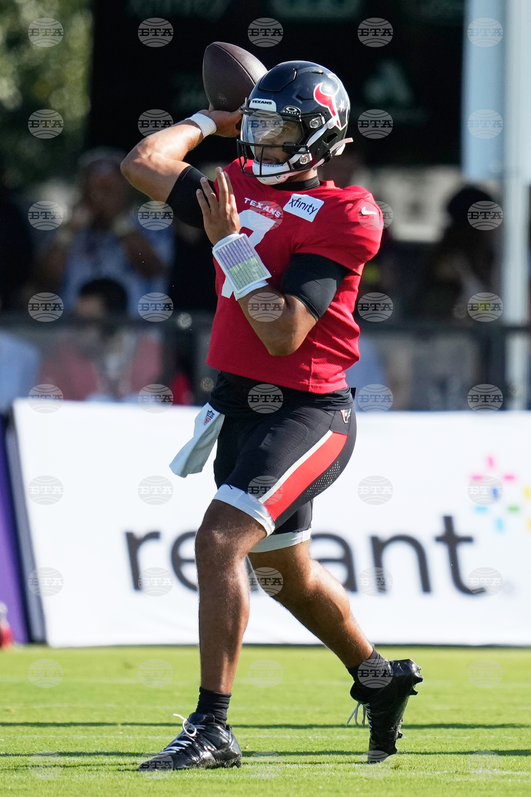 Raiders Texans Camp Football