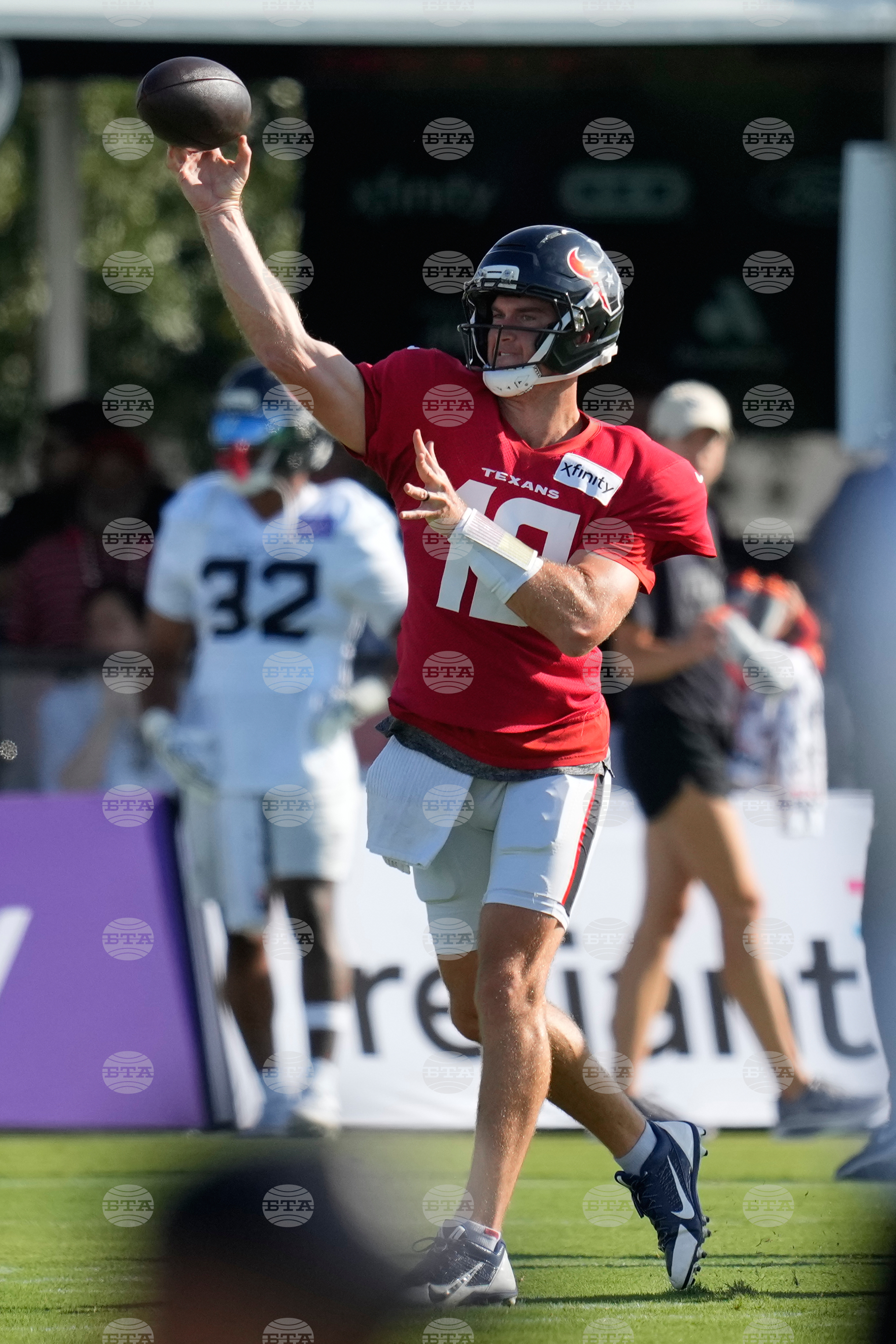 Raiders Texans Camp Football