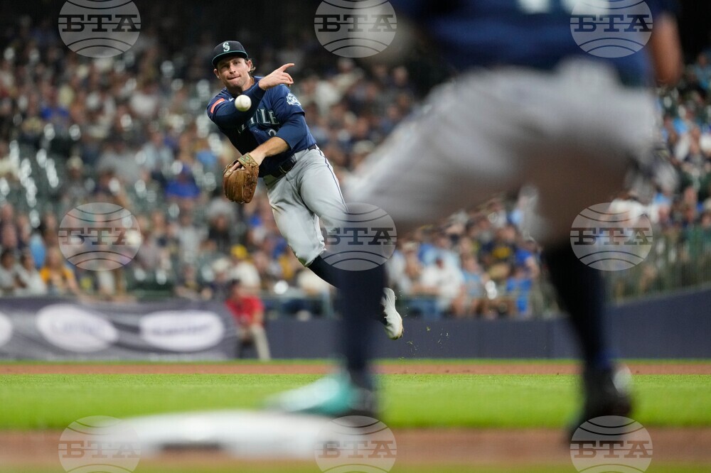 Mariners Brewers Baseball