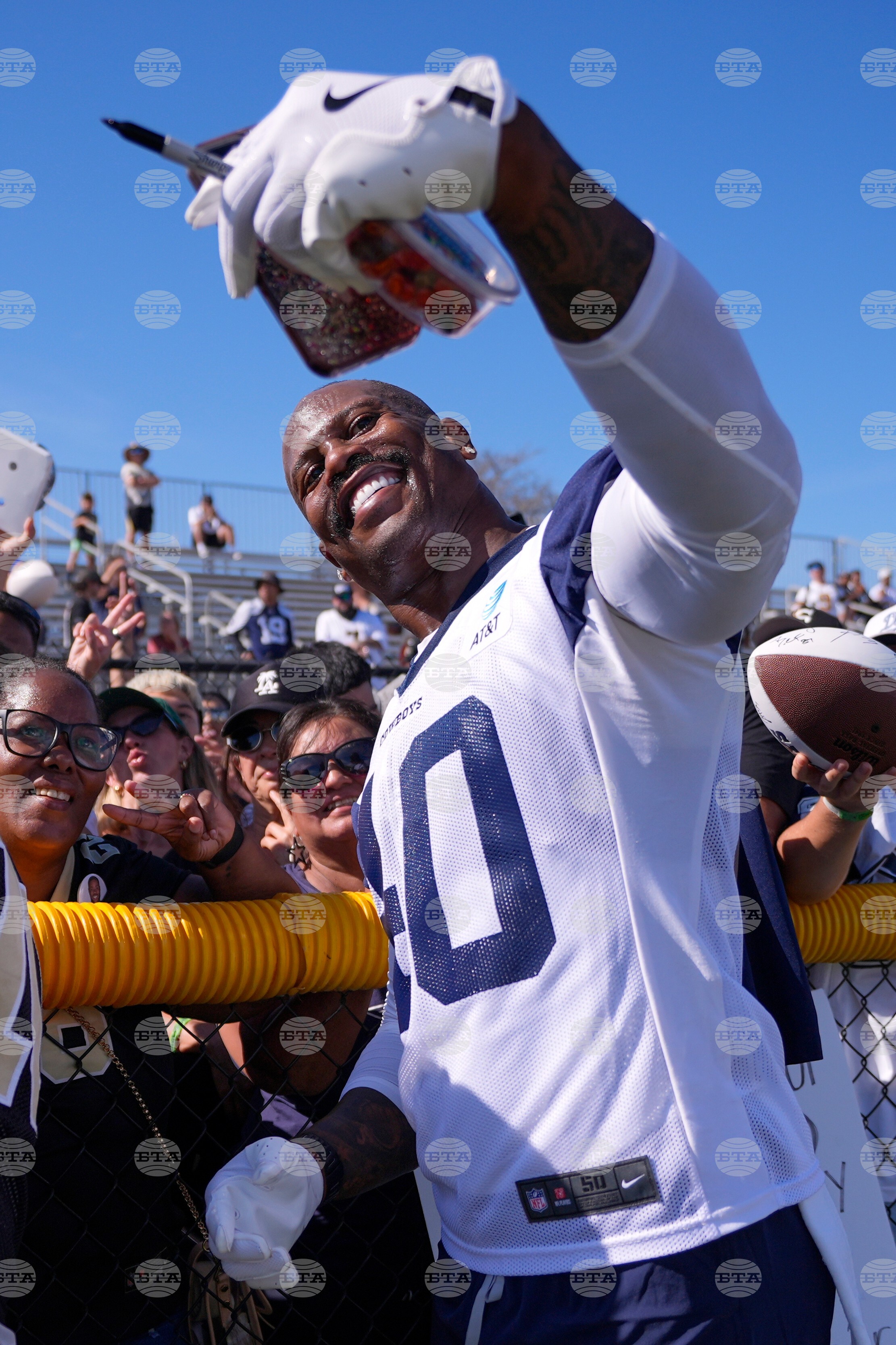 Saints Cowboys Camp Football
