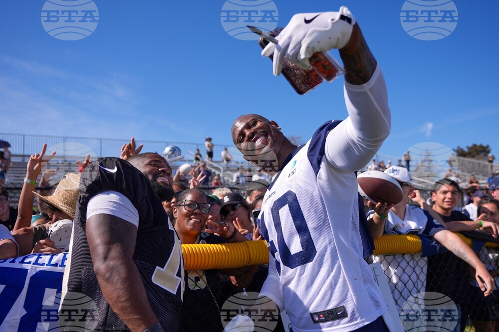 Saints Cowboys Camp Football