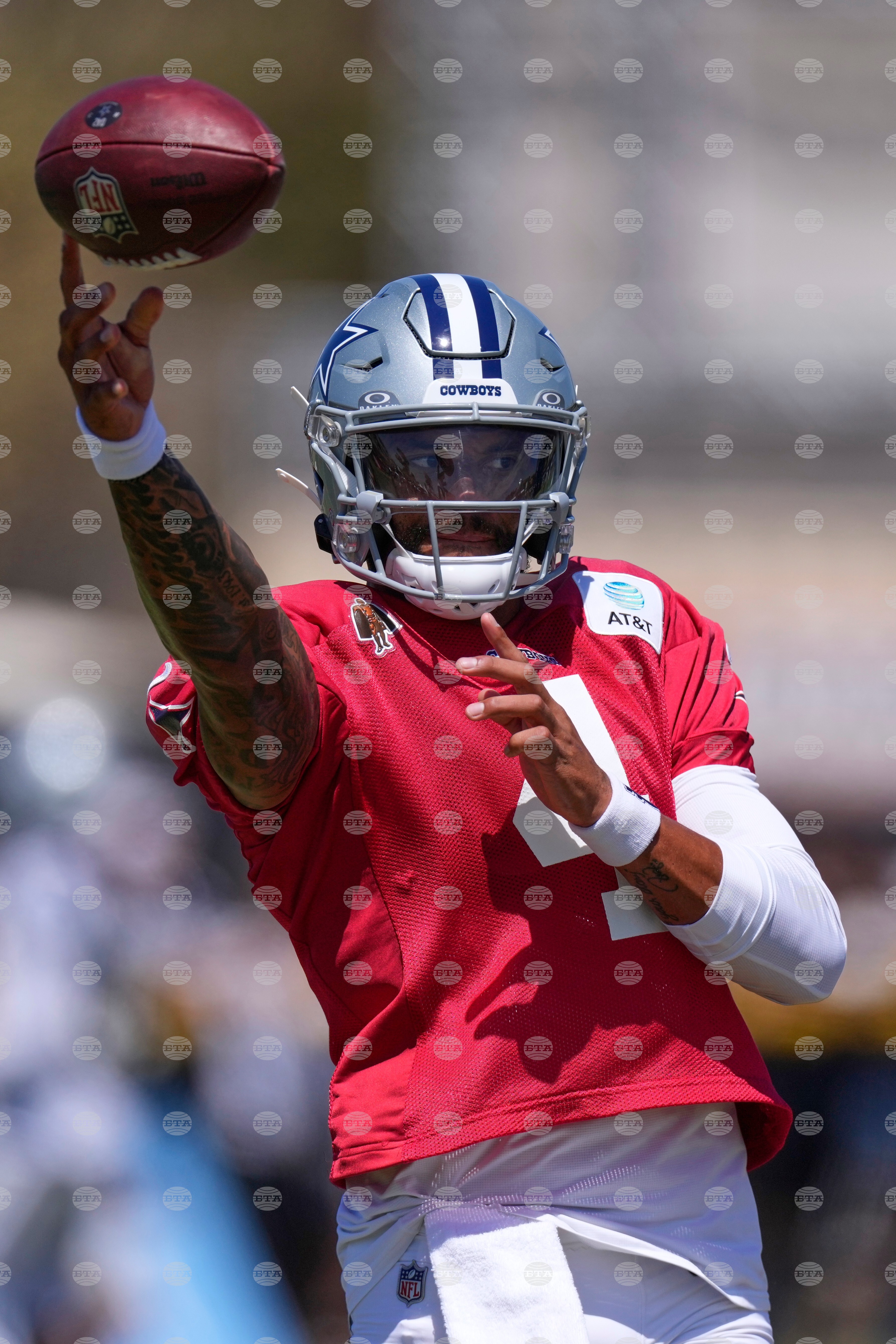 Saints Cowboys Camp Football