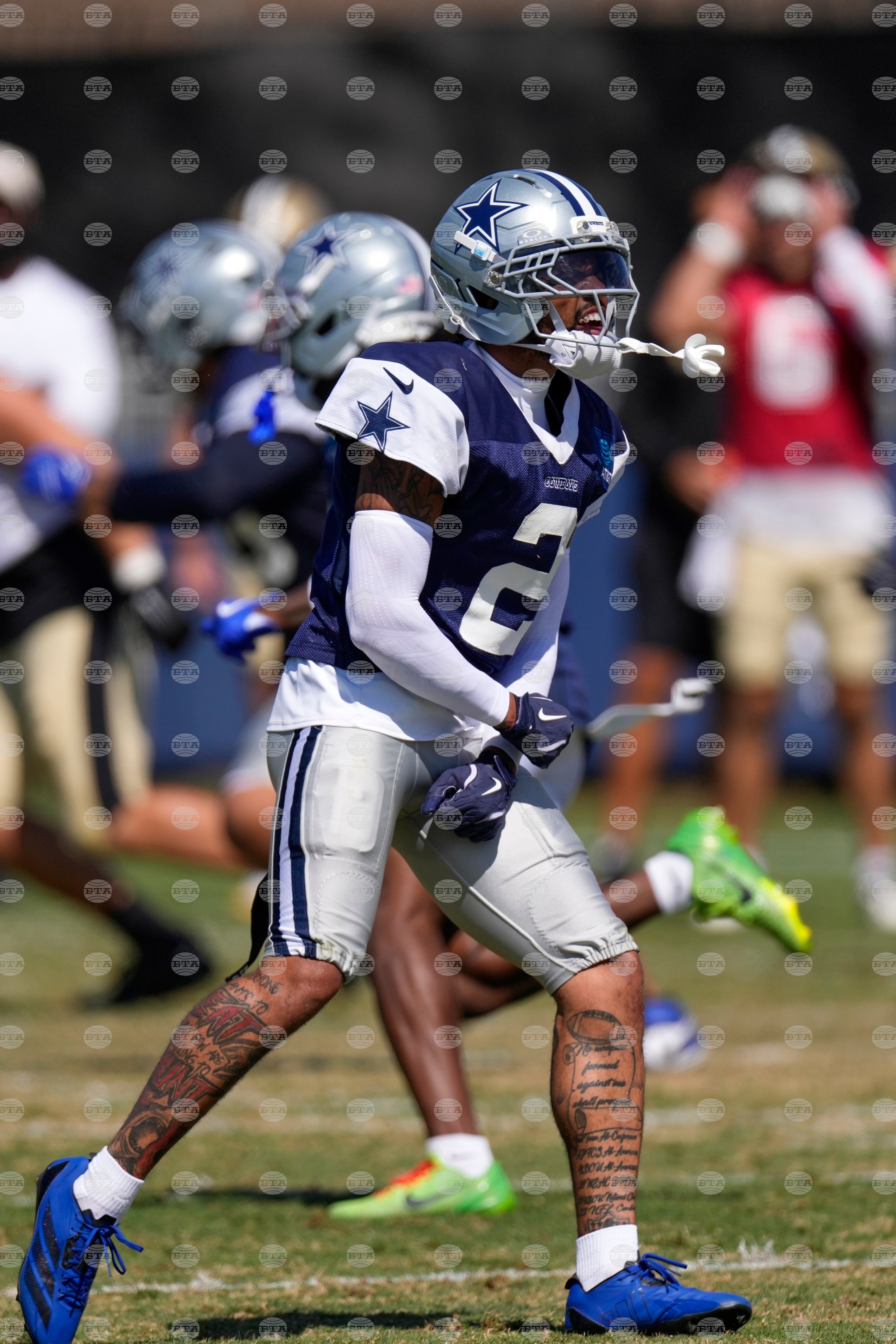 Saints Cowboys Camp Football