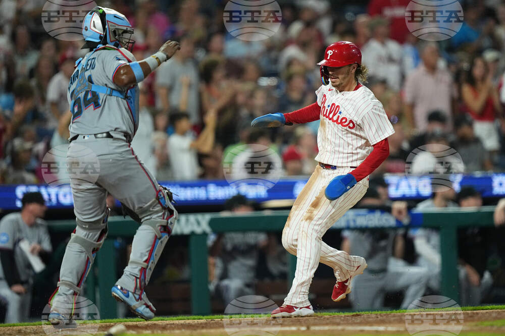 Marlins Phillies Baseball