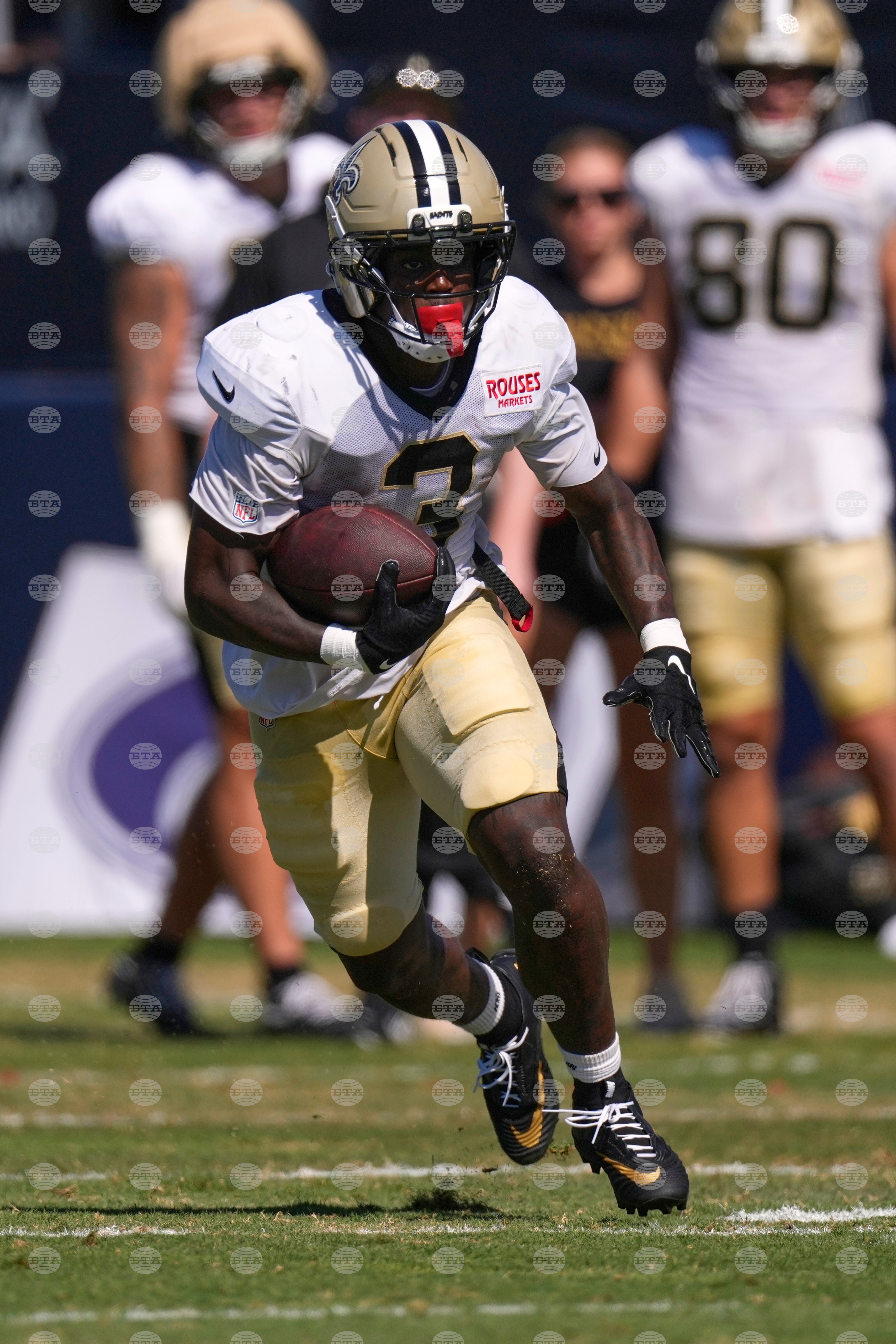 Saints Cowboys Camp Football