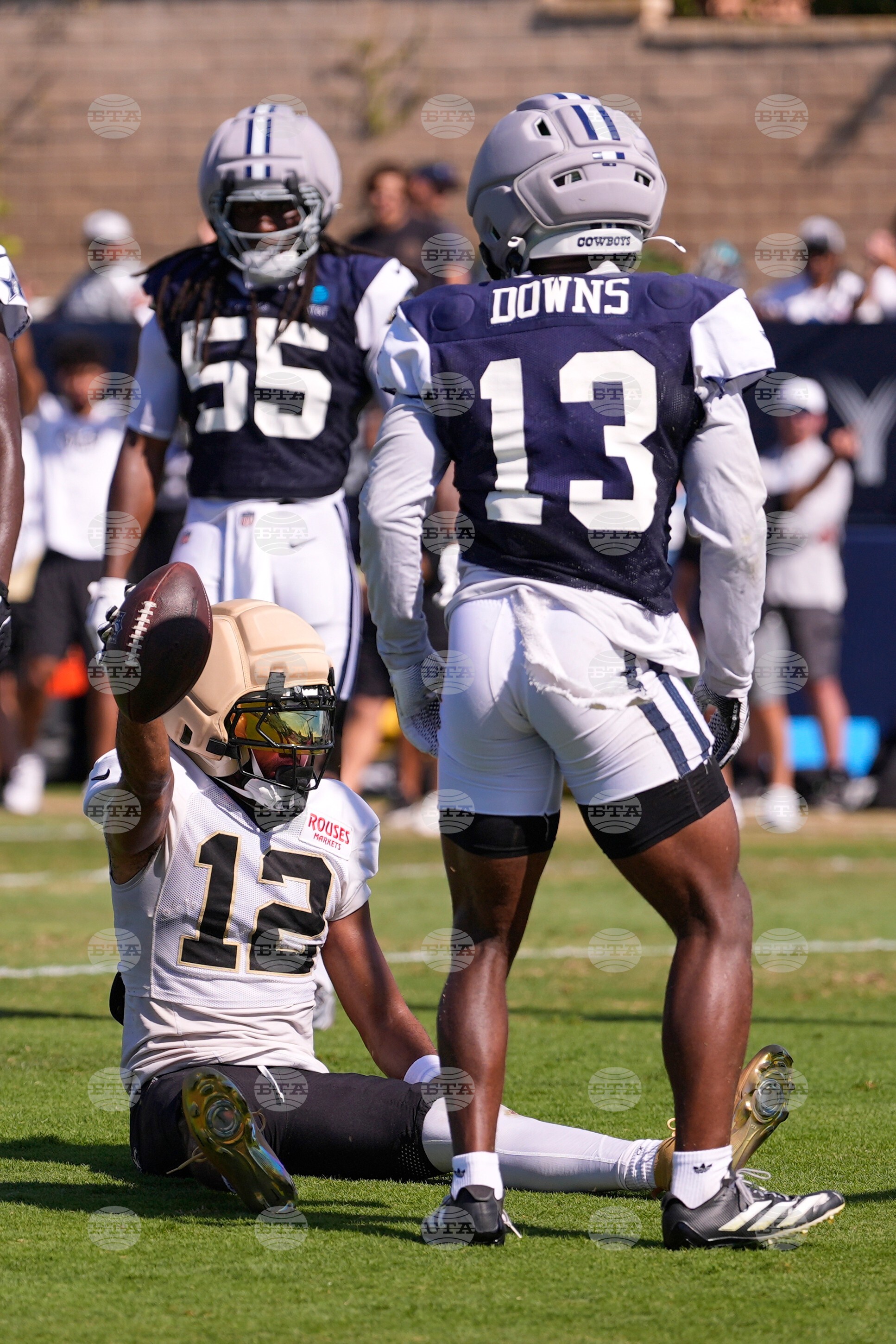 Saints Cowboys Camp Football