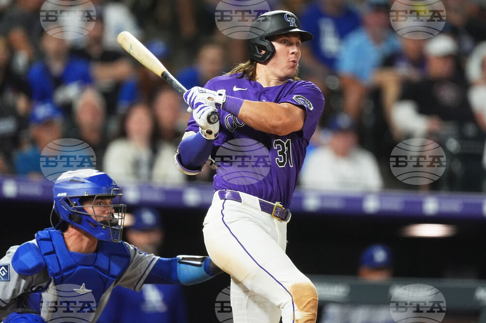 Dodgers Rockies Baseball