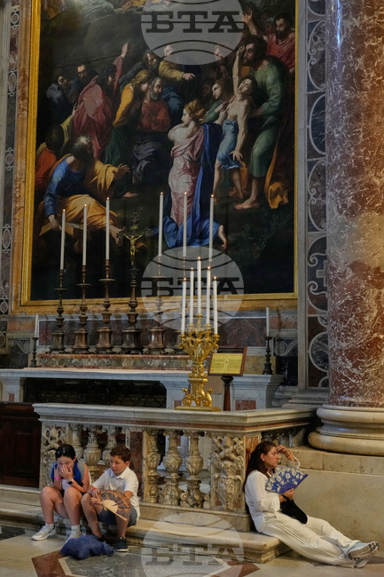 Vatican Extreme Weather Heat
