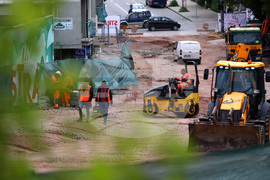 Улица "Николай Коперник" - ремонт