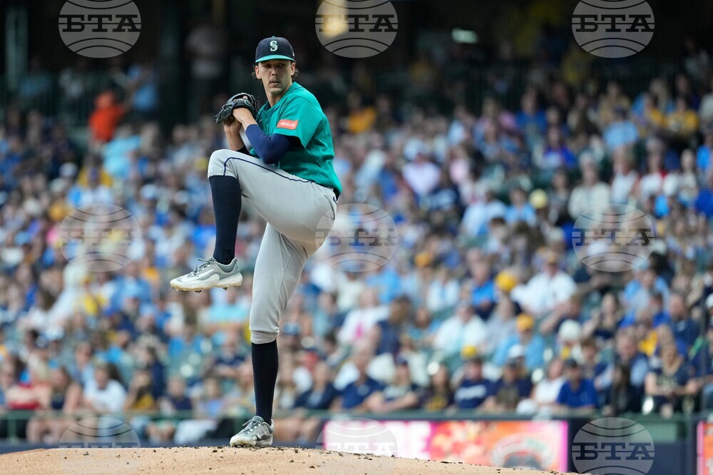 Mariners Brewers Baseball