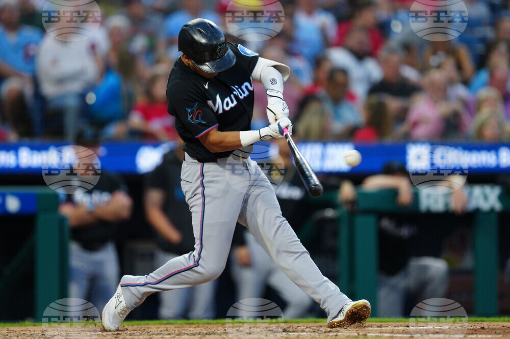 Marlins Phillies Baseball