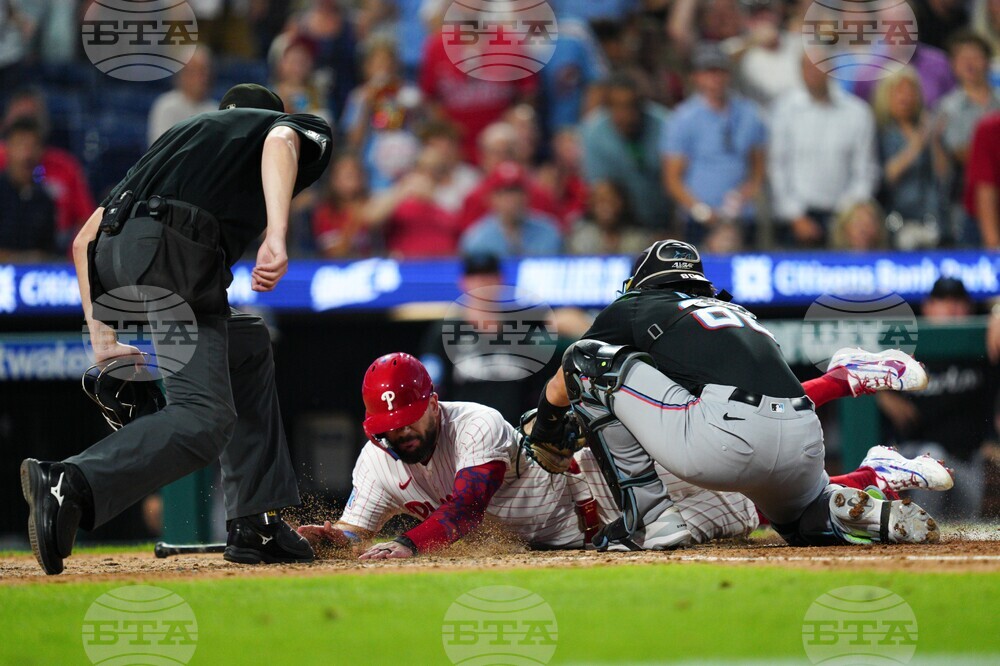 Marlins Phillies Baseball