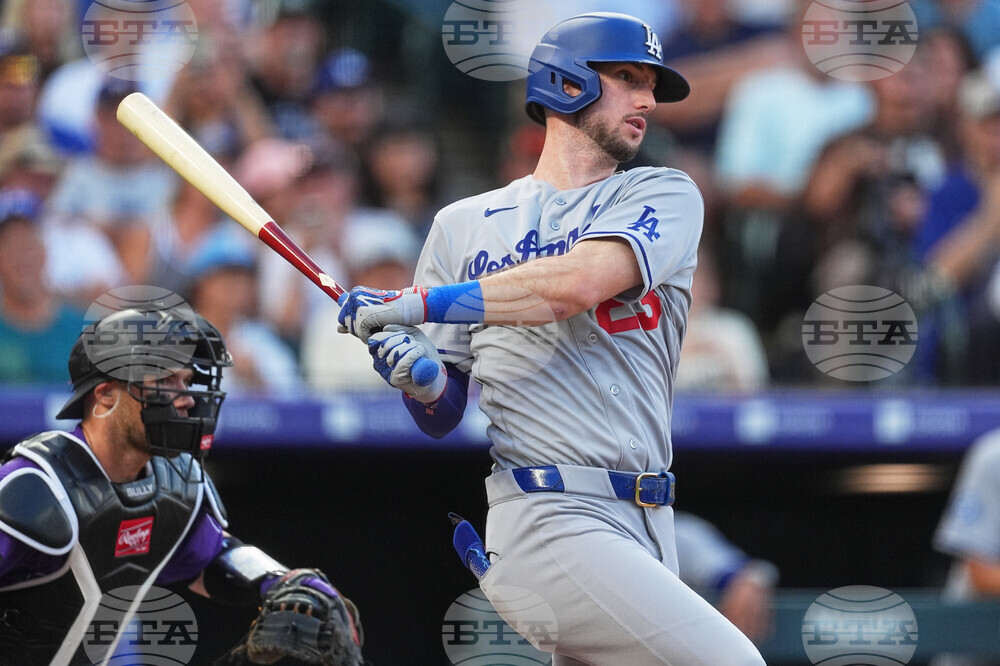 Dodgers Rockies Baseball