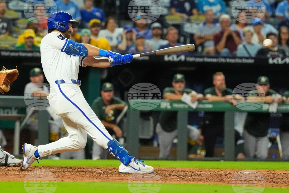 Athletics Royals Baseball