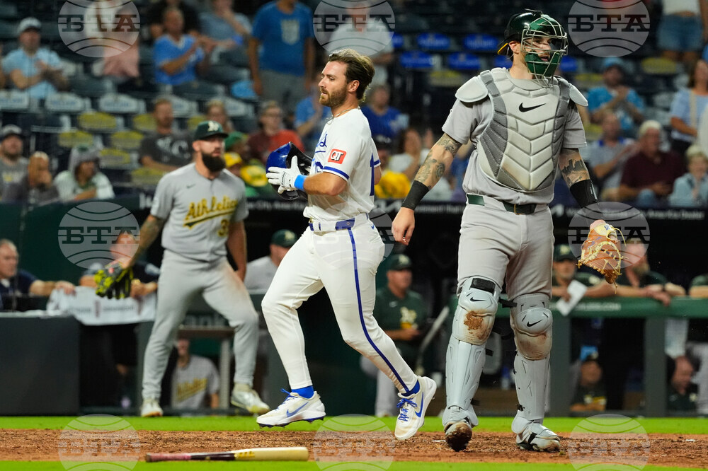 Athletics Royals Baseball