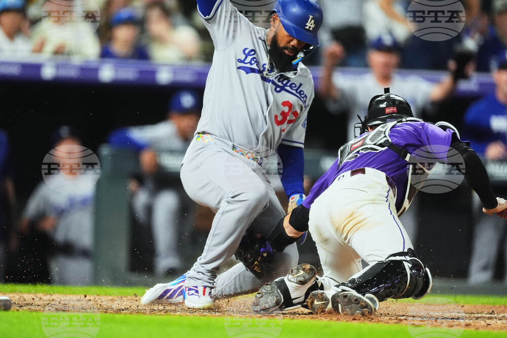 Dodgers Rockies Baseball