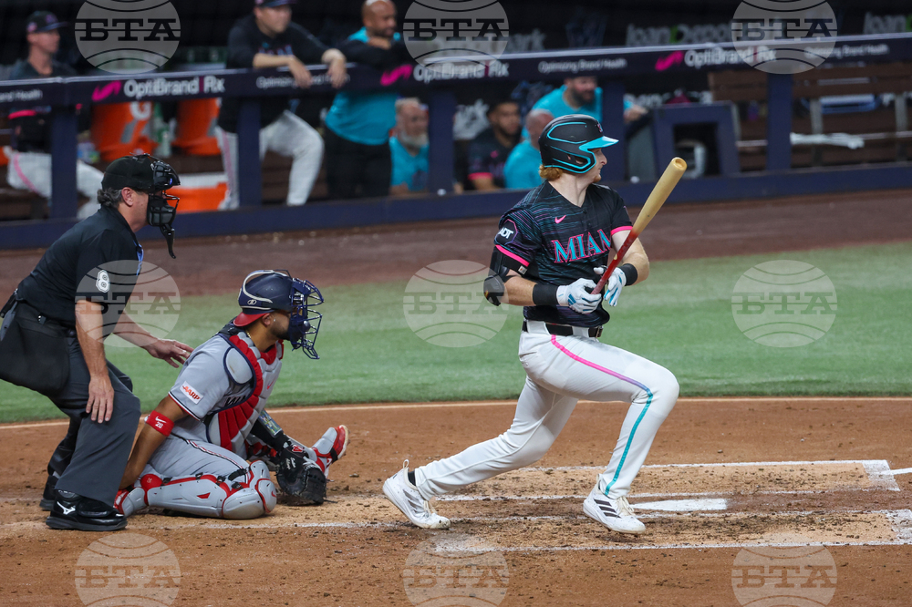Nationals Marlins Baseball