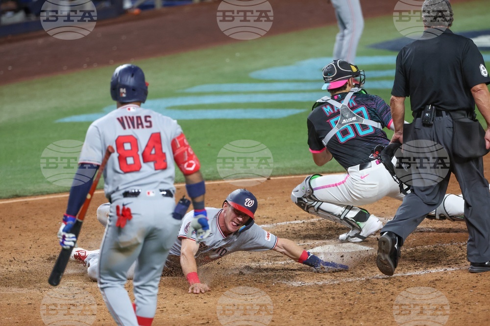 Nationals Marlins Baseball