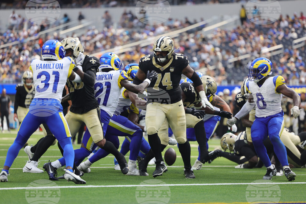 Saints Rams Football