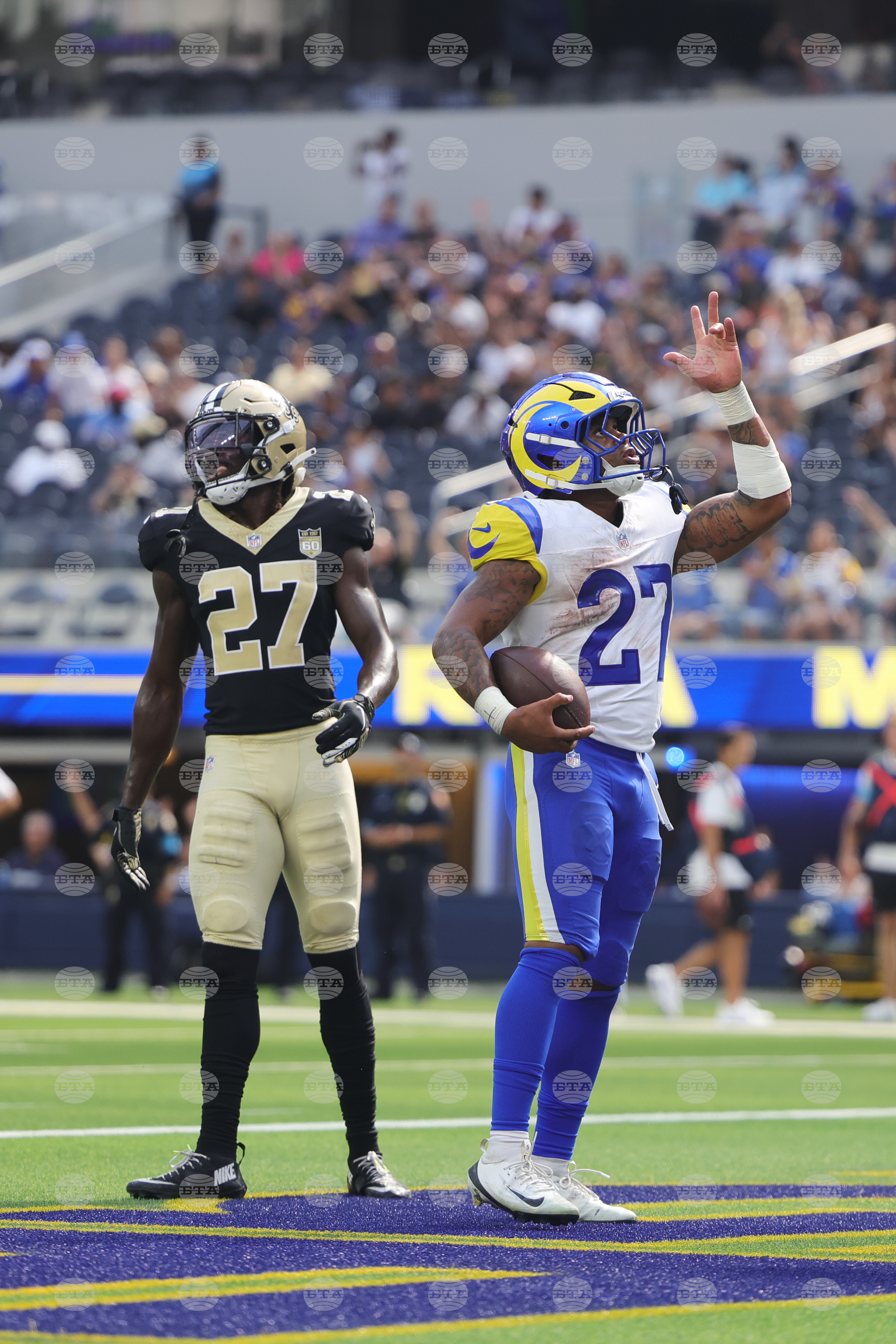 Saints Rams Football