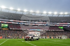 APTOPIX Eagles Patriots Football
