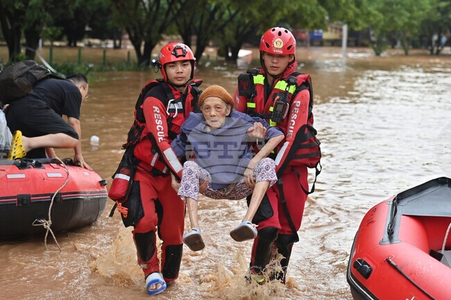 China Asia Storms