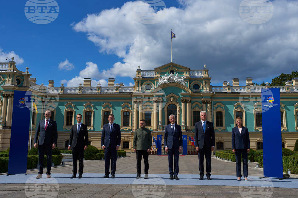 CORRECTION Russia Ukraine War Nordic Baltic Summit