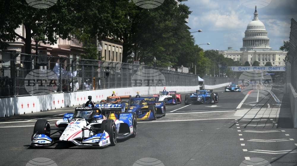 APTOPIX Freedom 250 IndyCar Trump