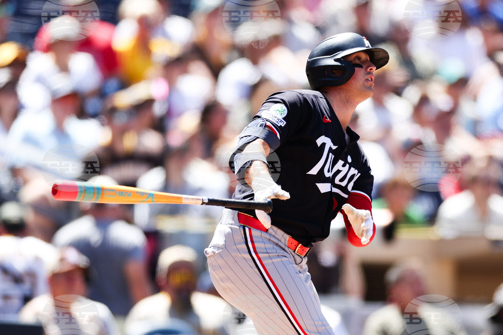 Twins Padres Baseball