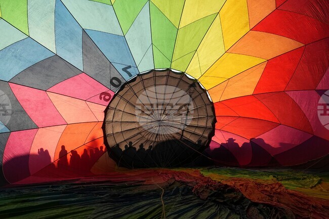 APTOPIX Ecuador Hot Air Balloon Festival