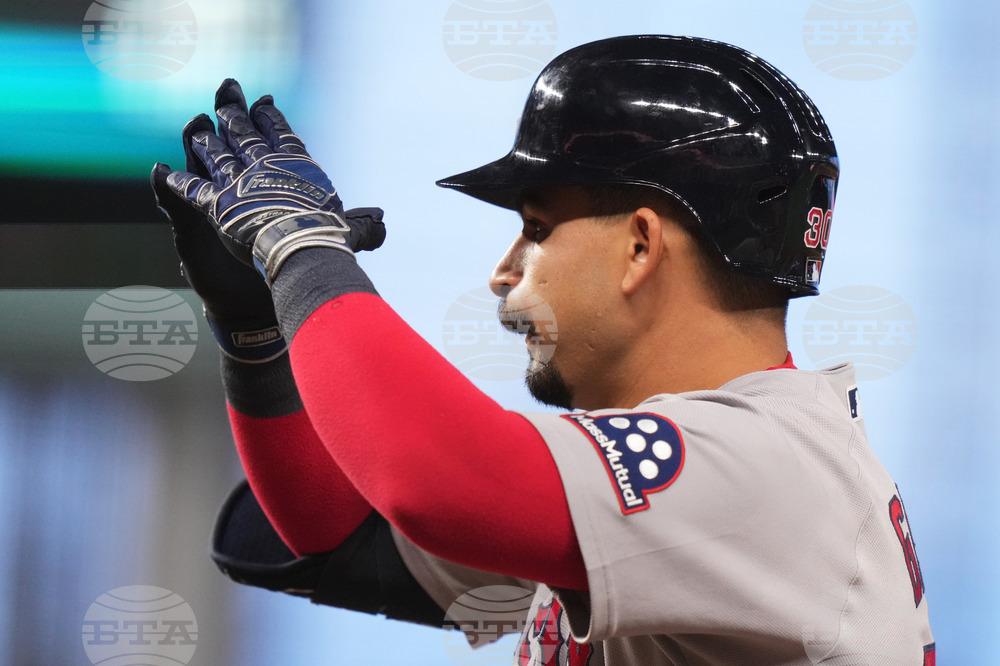 Red Sox Marlins Baseball