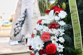 Бургас - загинали полицаи - възпоменателна церемония
