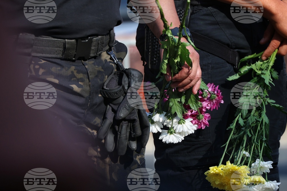 Бургас - загинали полицаи - възпоменателна церемония